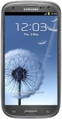 Смартфон Samsung Galaxy S3 GT-I9300 16Gb Titanium grey - Донецк